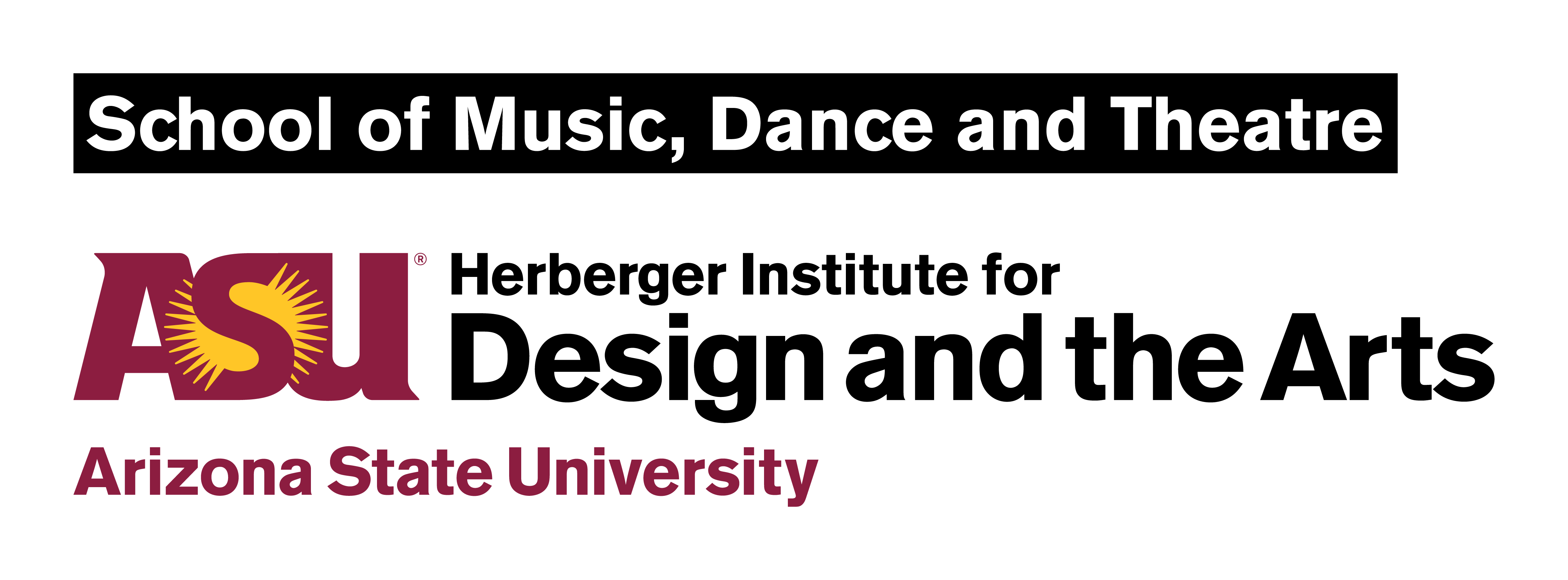 herberger school of music dance theater logo